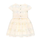 Vestido tul bordado de bebé niña